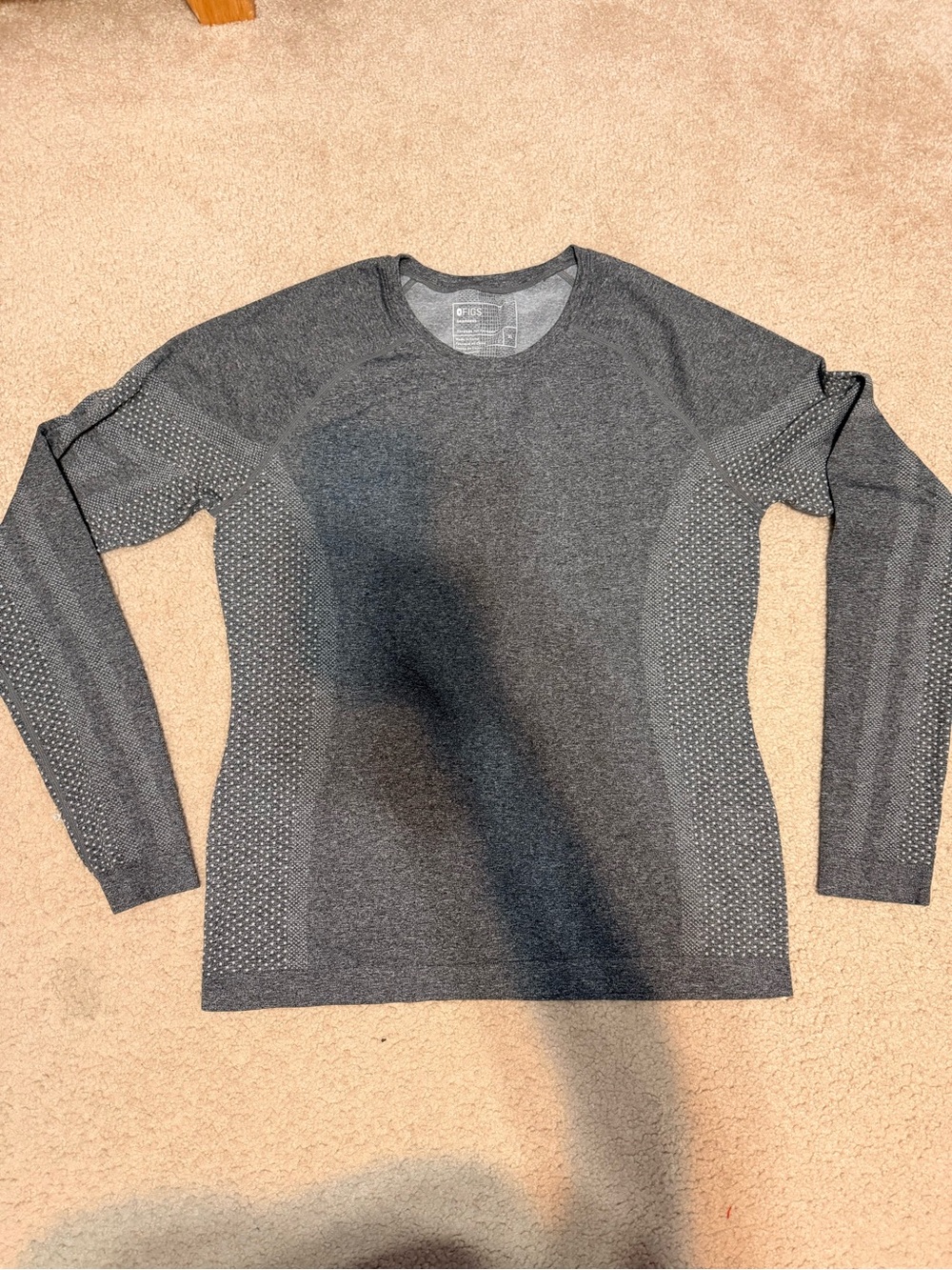 Figs Men's Crewneck Sweater - Charcoal